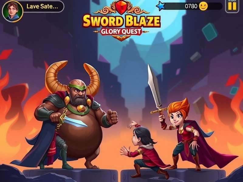 Sword Blaze Glory Quest gameplay screenshot